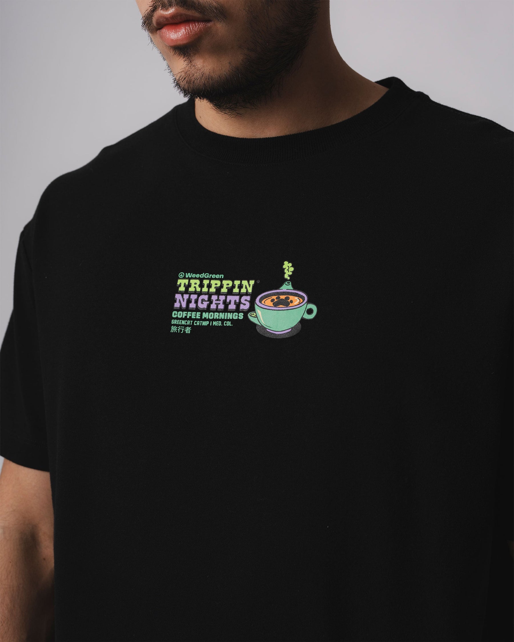 CAMISETA PURR-PRESSO PARADISE  NEGRO