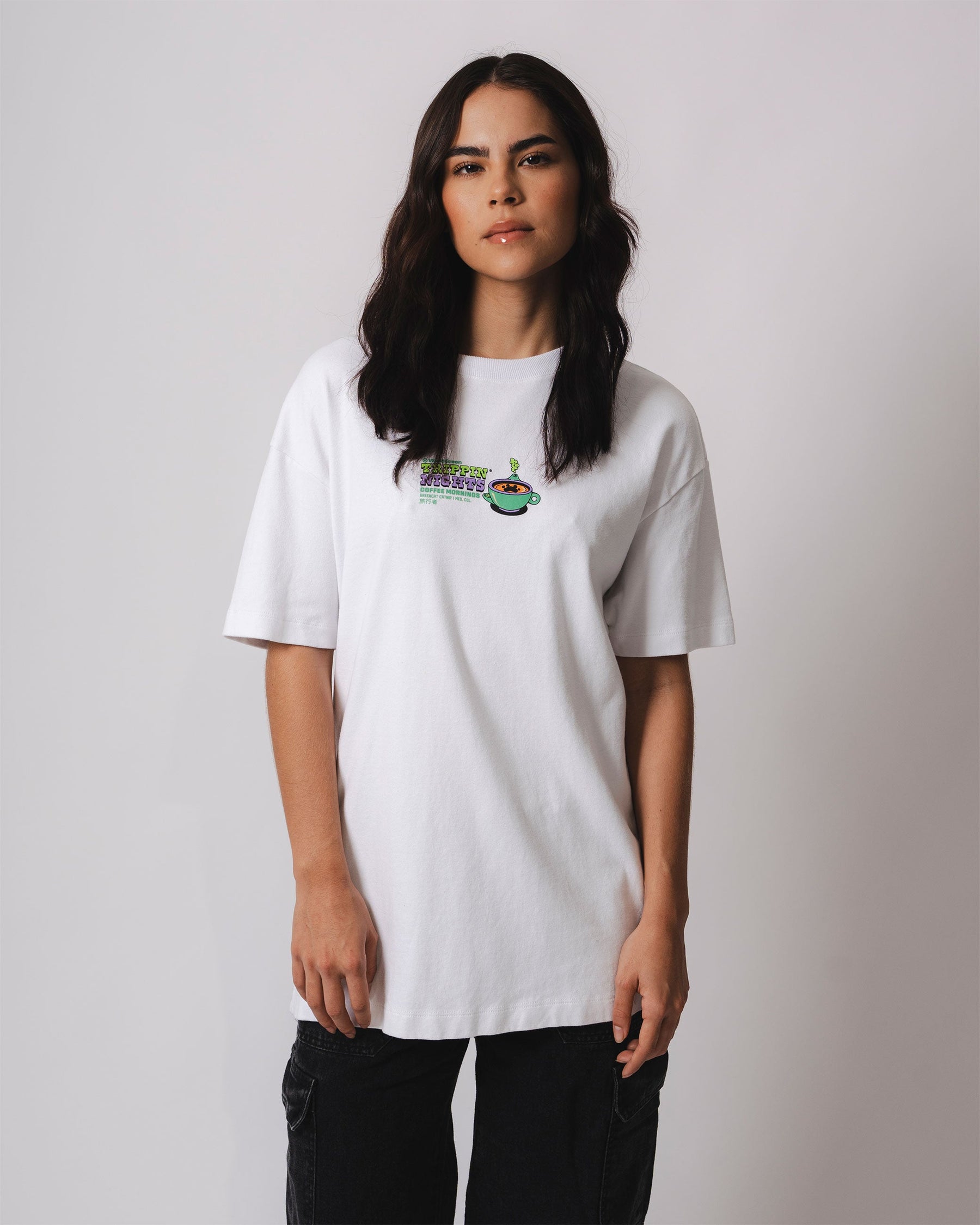 PURR-PRESSO PARADISE WHITE T-SHIRT