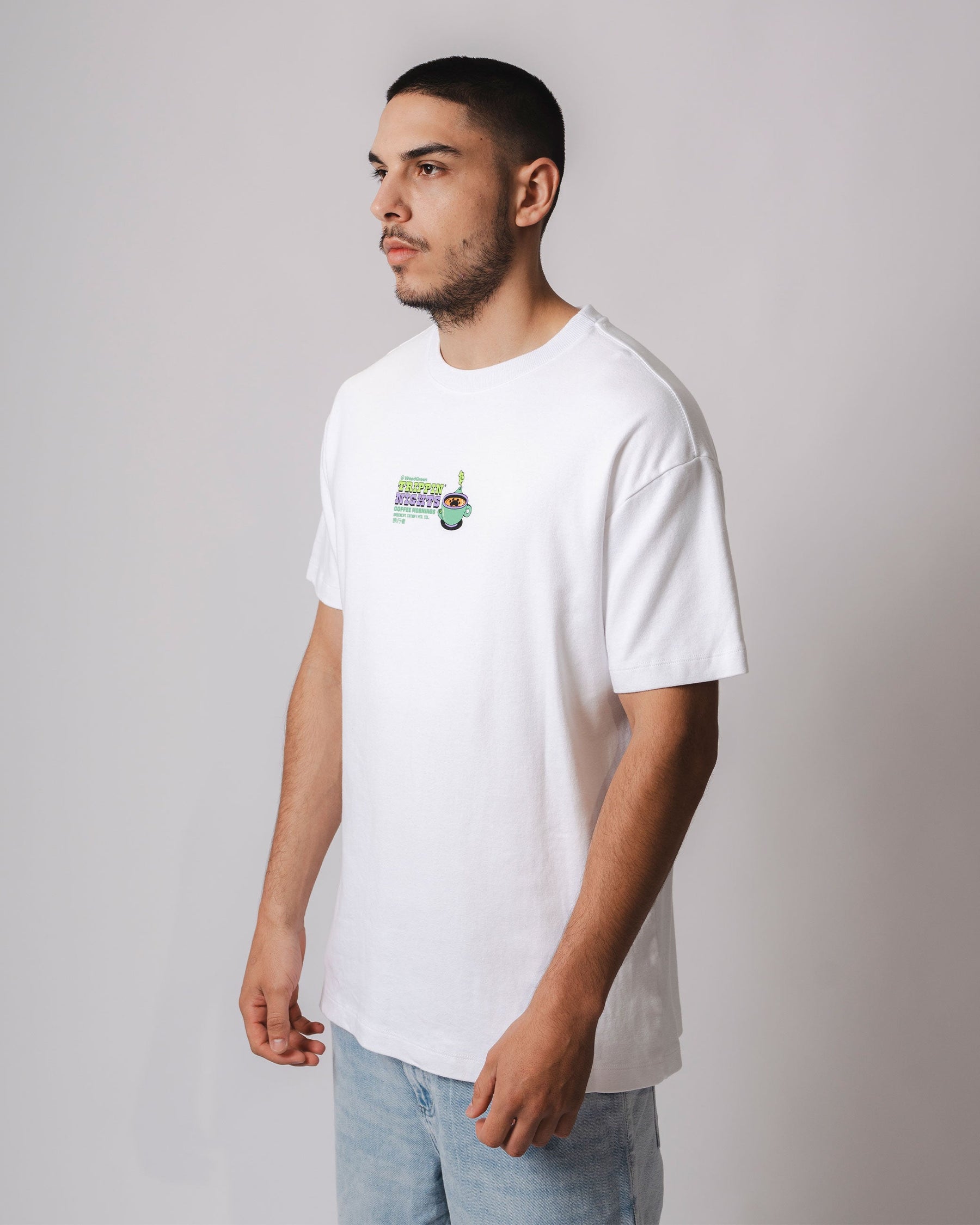 PURR-PRESSO PARADISE WHITE T-SHIRT