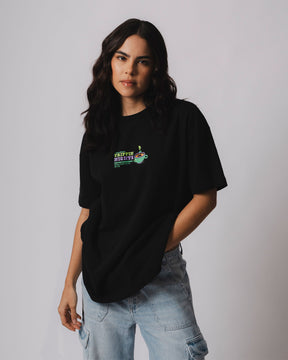 PURR-PRESSO PARADISE BLACK T-SHIRT