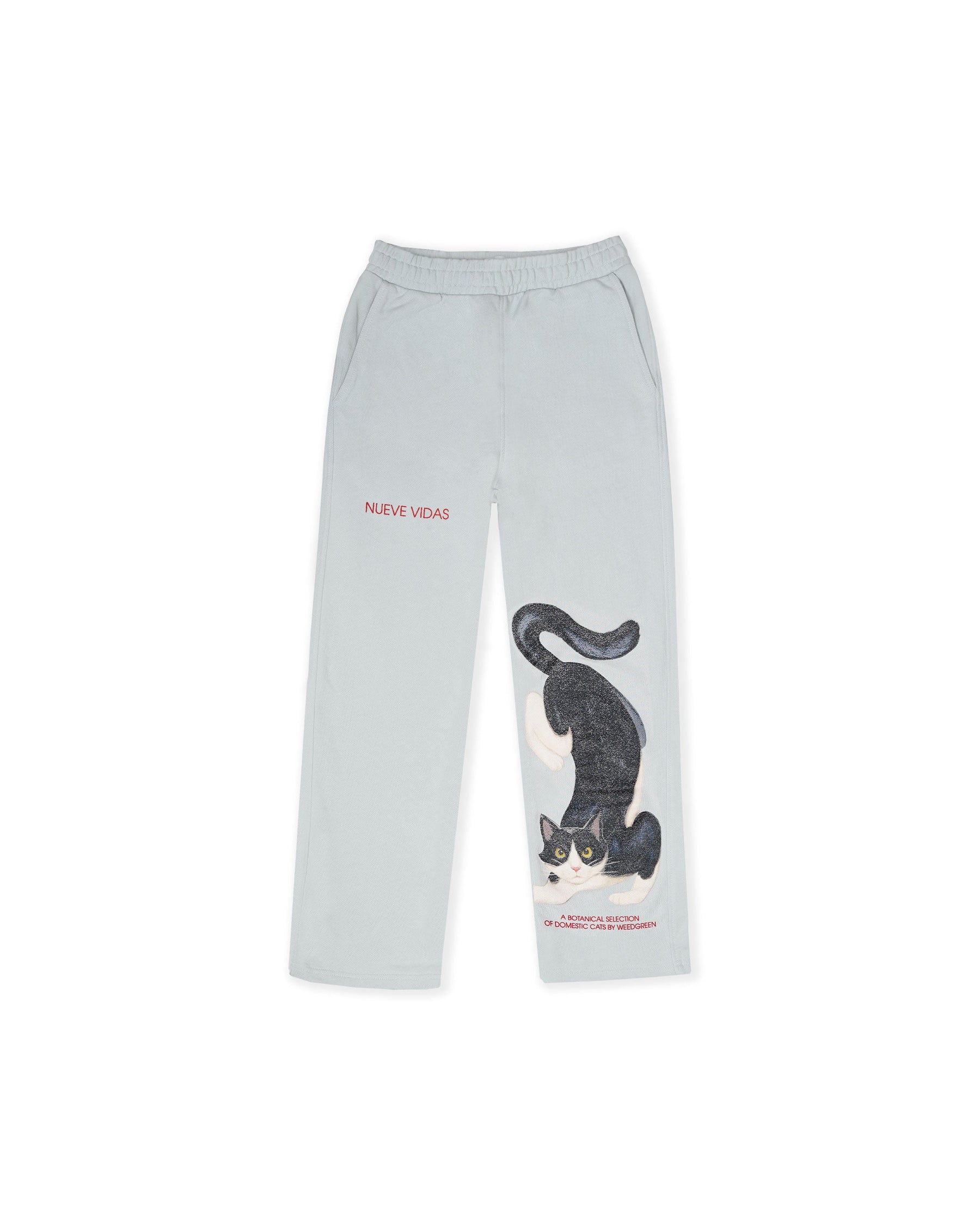 THE FELINE ODYSSEY GRAY STRAIGHT JOGGER