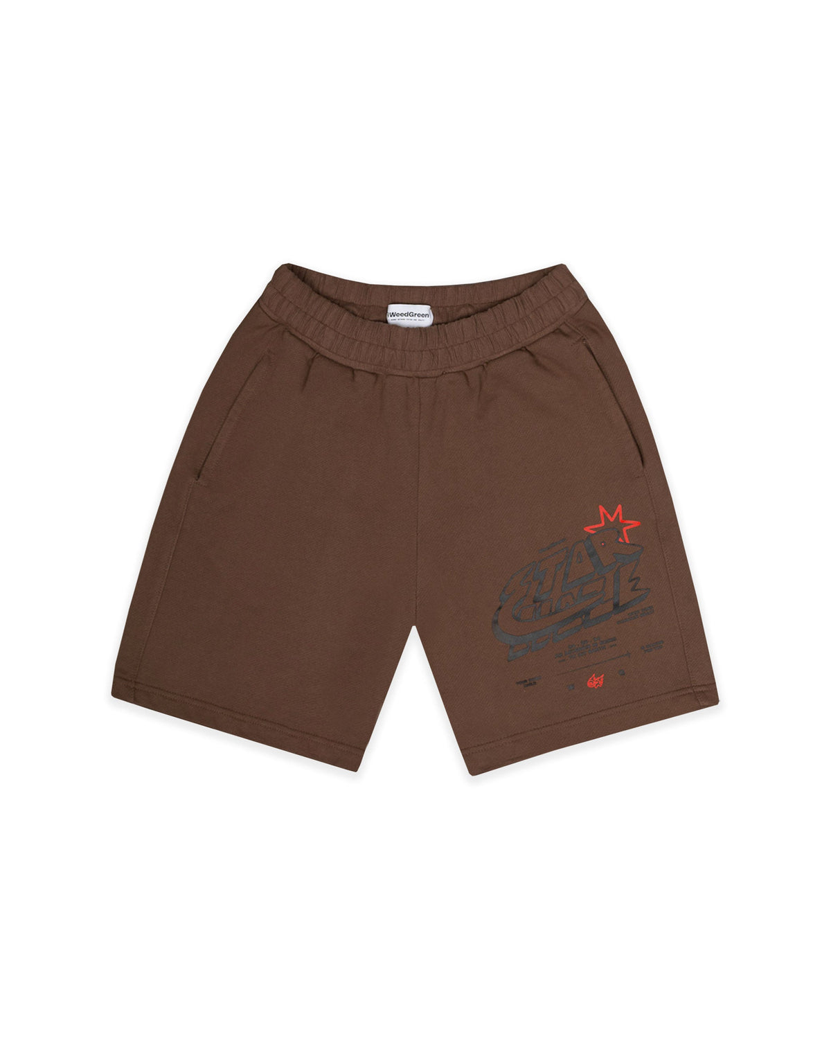 COMFY BEYOND STARHAZE BROWN BERMUDA SHORTS