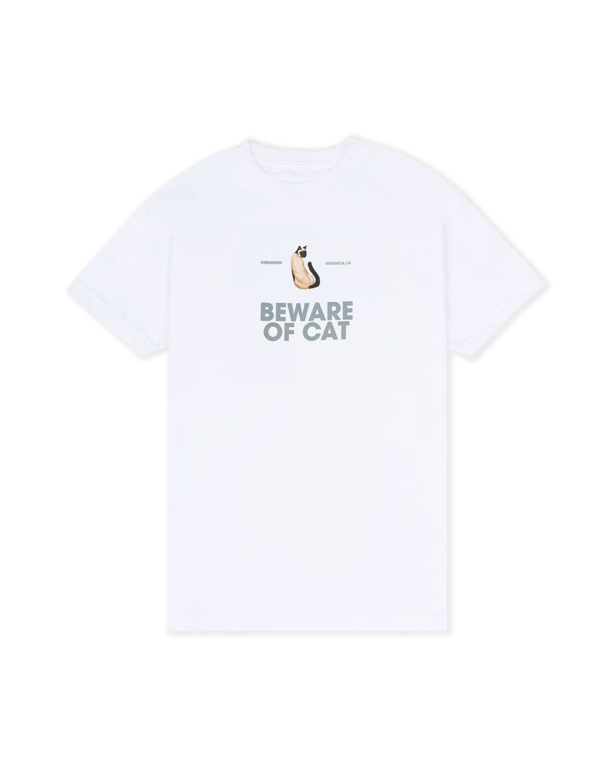 DOMESTIC CAT WHITE T-SHIRT