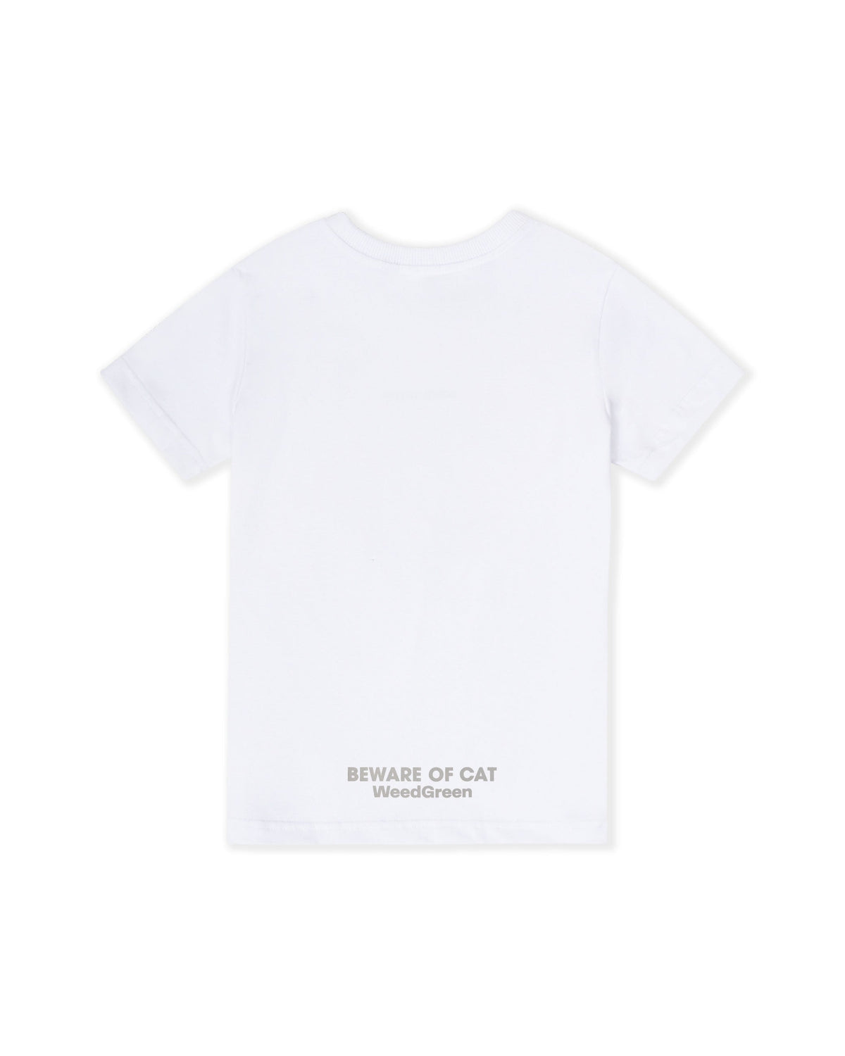 WOMEN'S SLIM T-SHIRT WATCHFUL WHISKERS WHITE