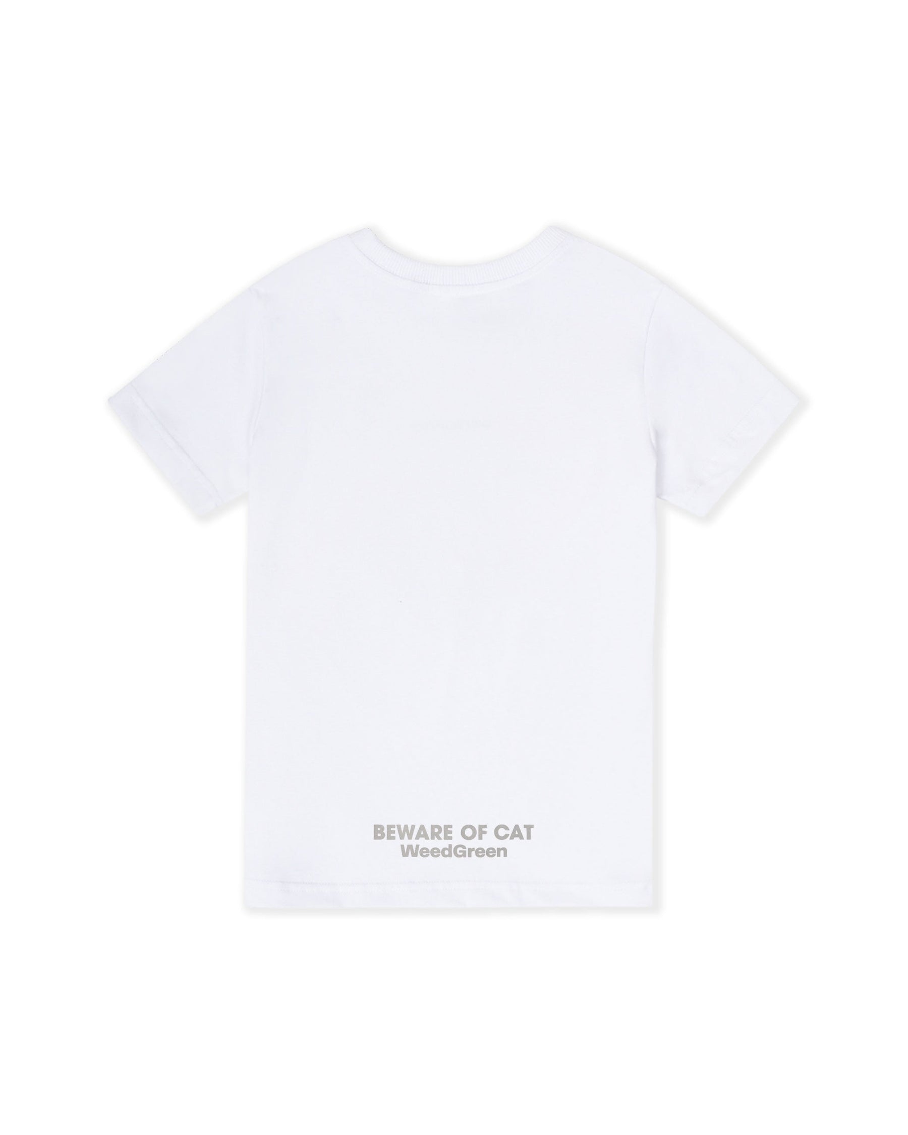 WOMEN'S SLIM T-SHIRT WATCHFUL WHISKERS WHITE