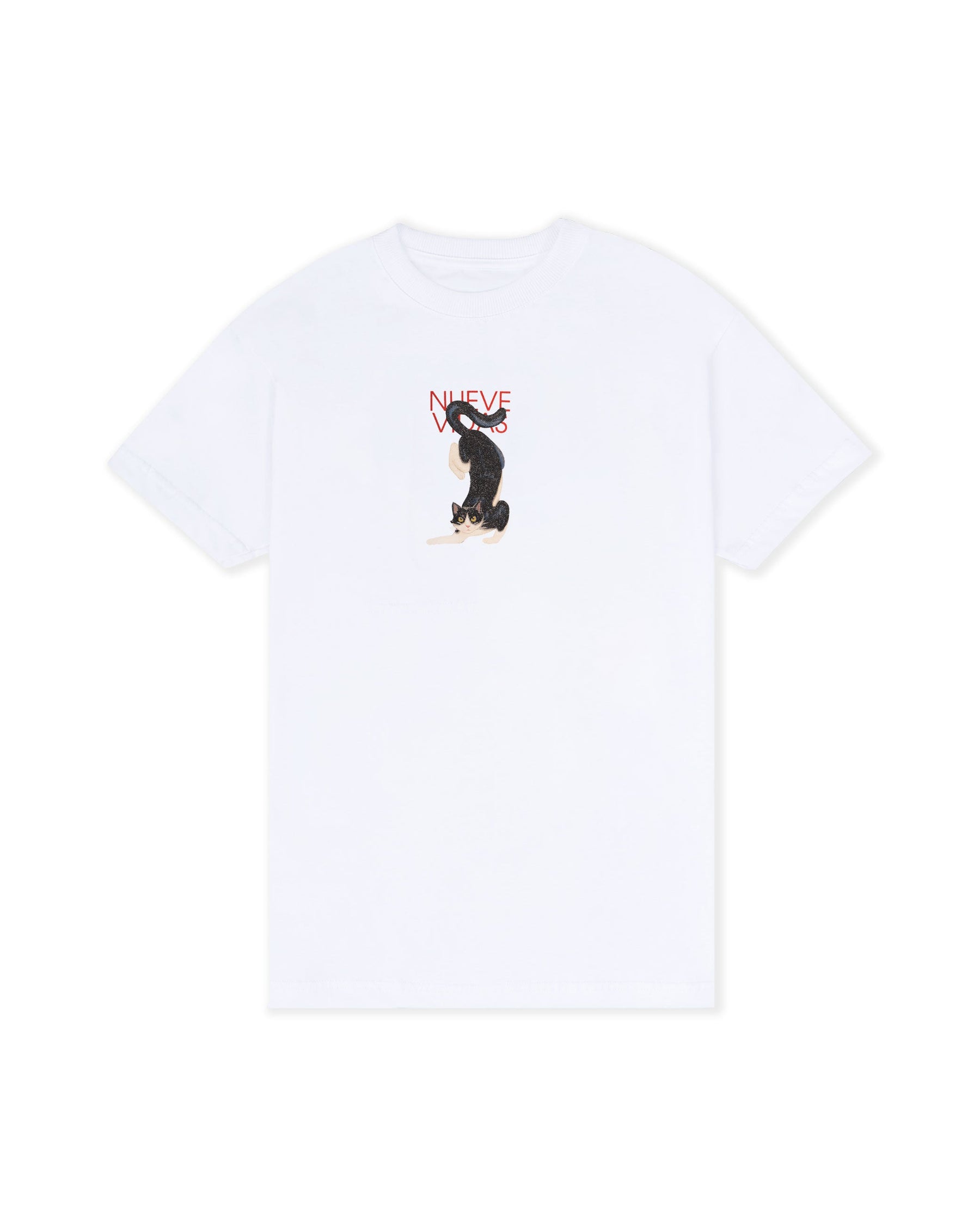 9 LIVES WHITE T-SHIRT