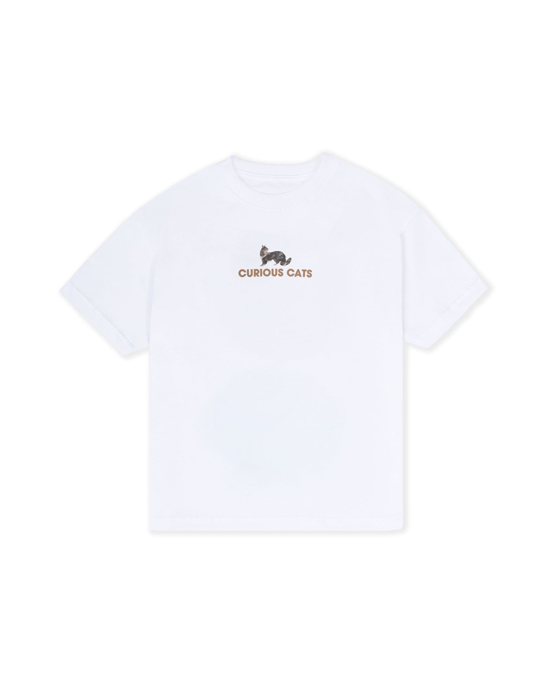 CUNNING CURIOSITY WHITE BOX T-SHIRT