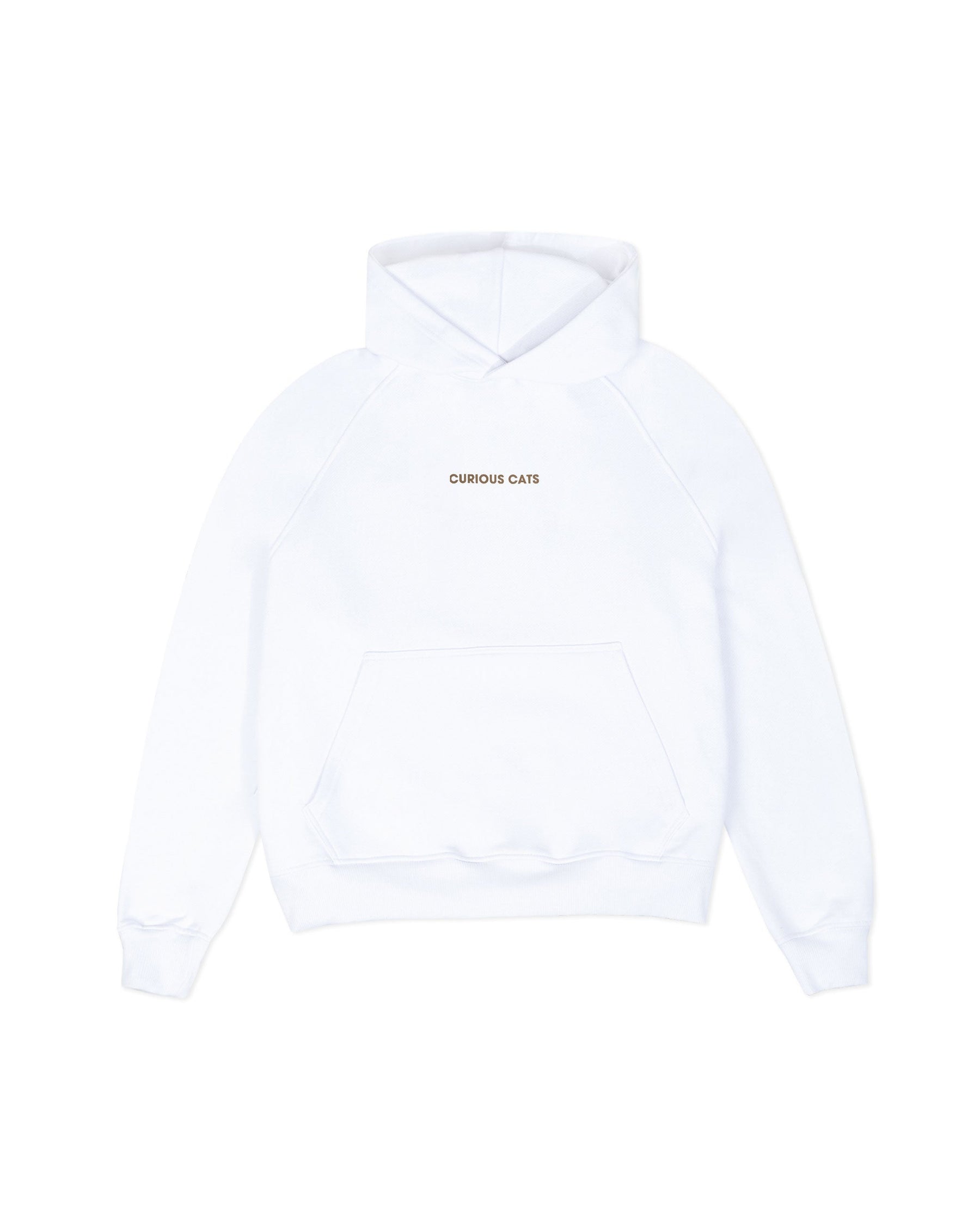 NOSY PAWS WHITE HOODIE