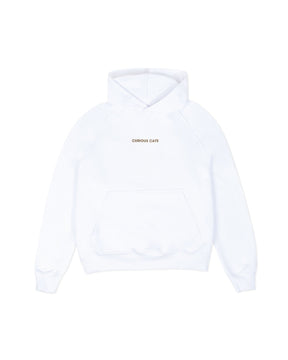 NOSY PAWS WHITE HOODIE