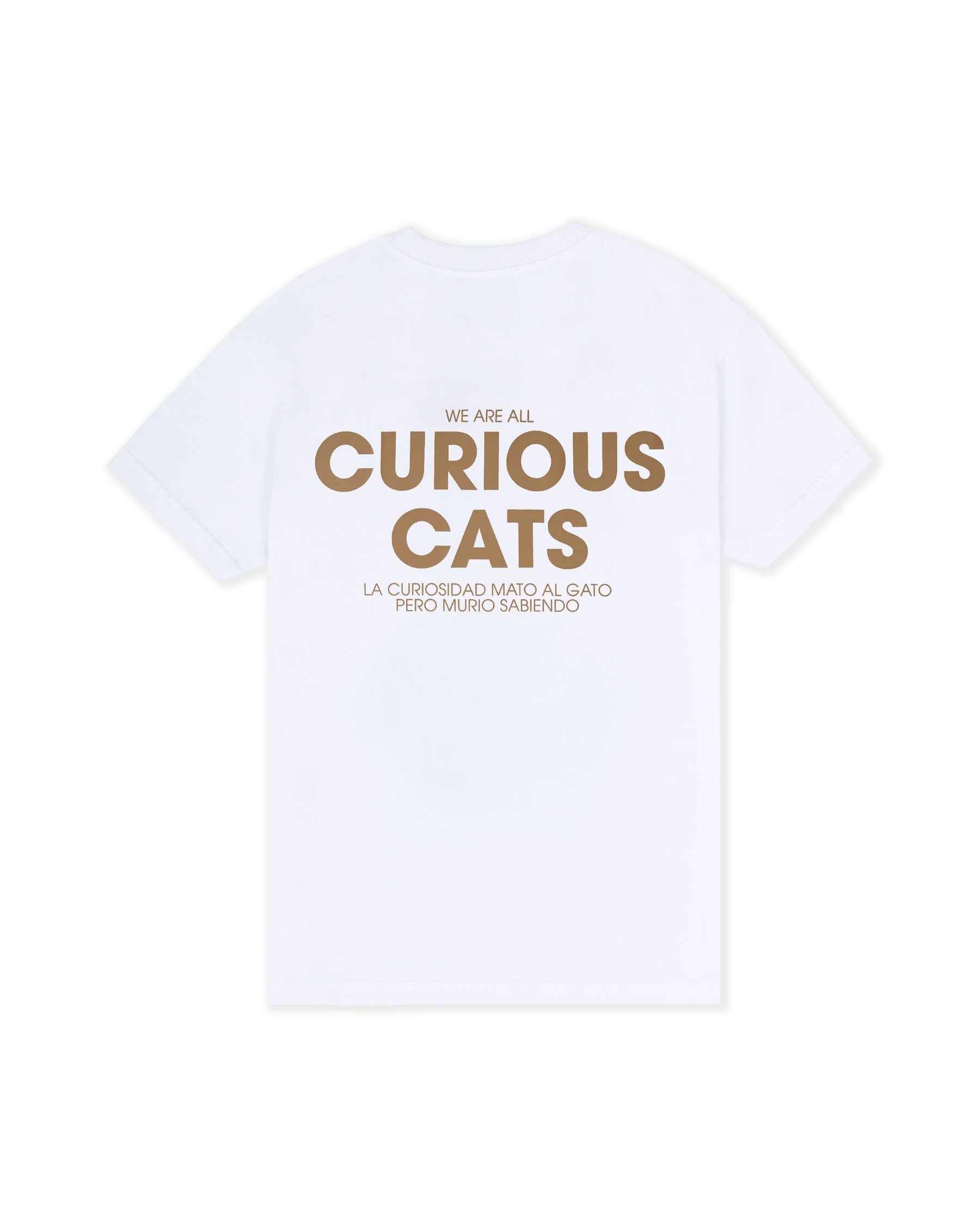 CUNNING CURIOSITY WHITE T-SHIRT