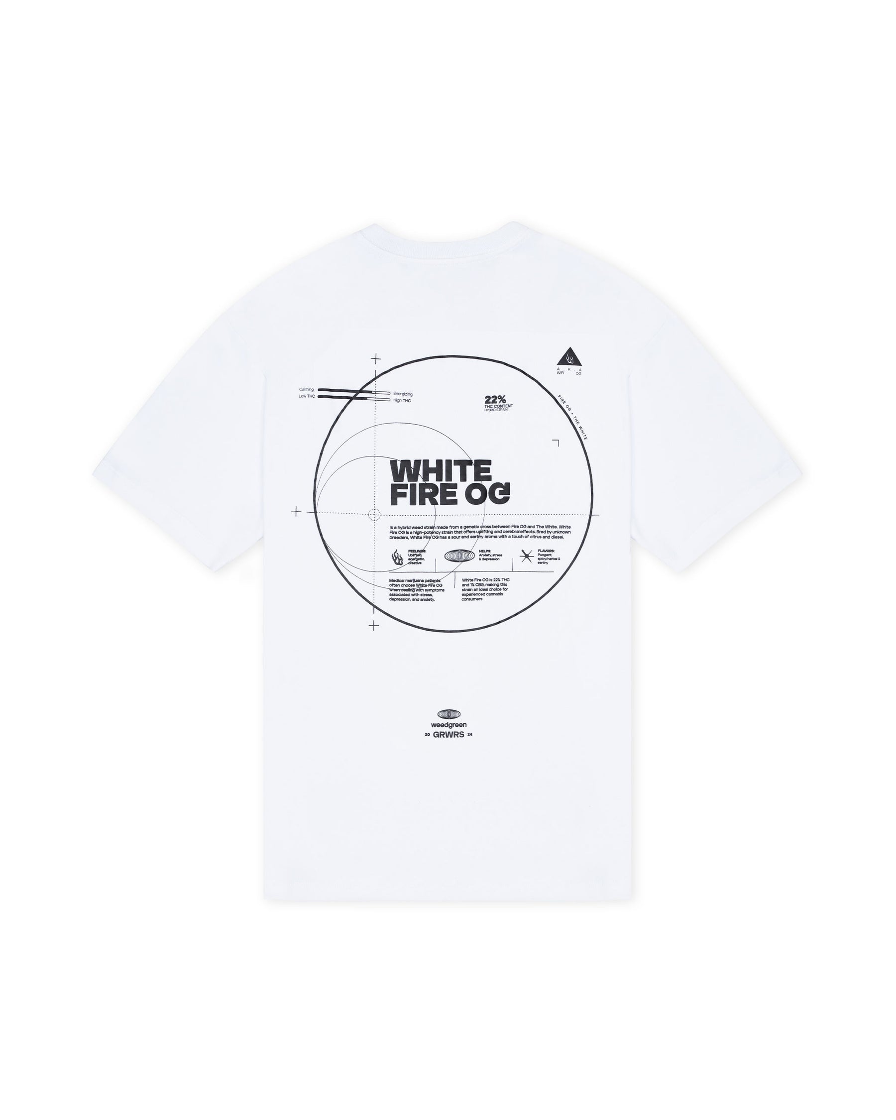 CAMISETA OVERSIZE WIFI OG BLANCO