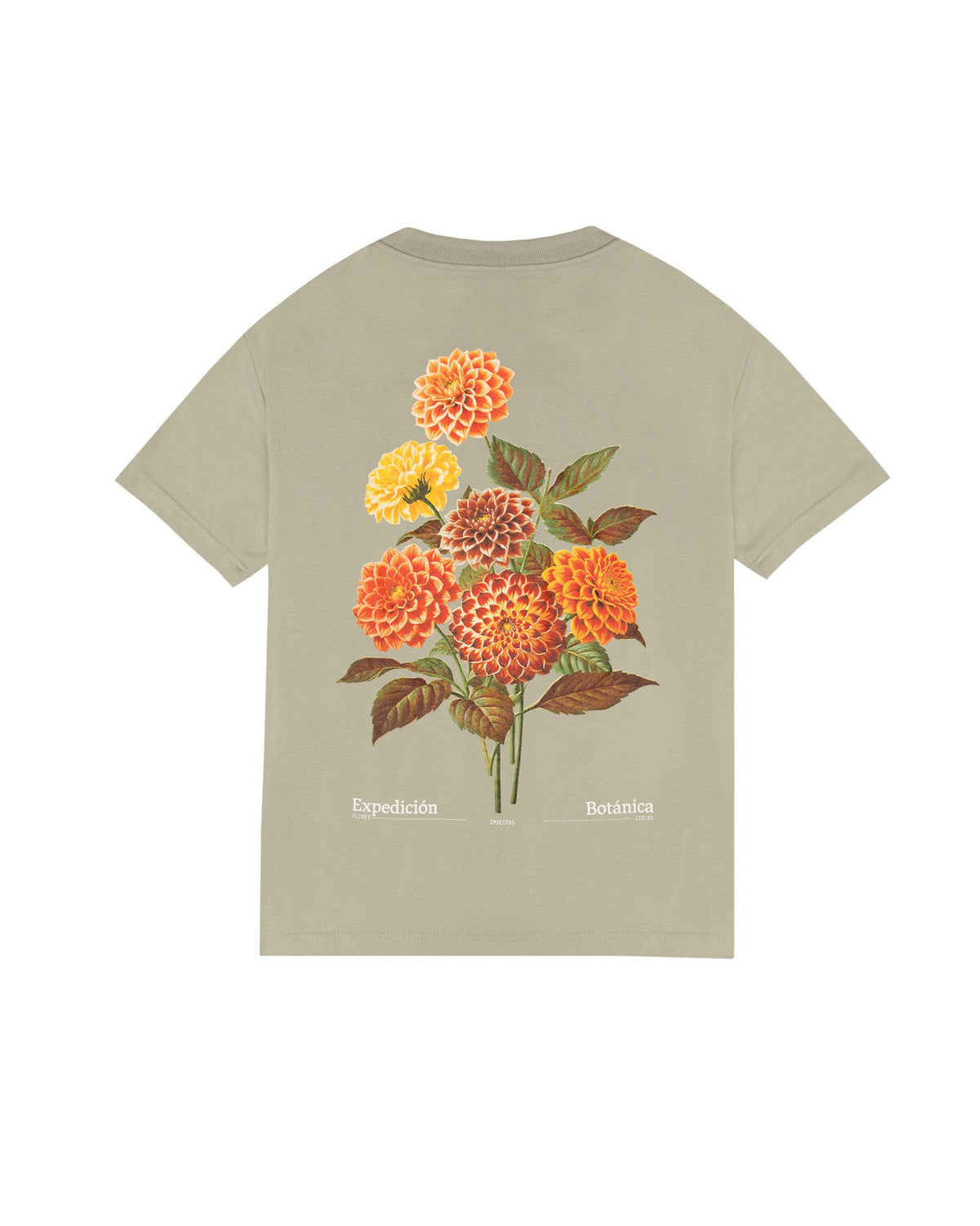 GREEN FLOWERS T-SHIRT