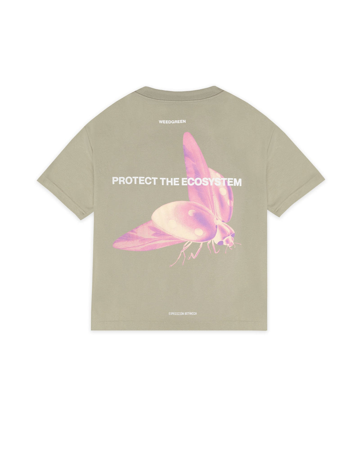 PROTECT THE ECOSYSTEM BOX T-SHIRT GREEN