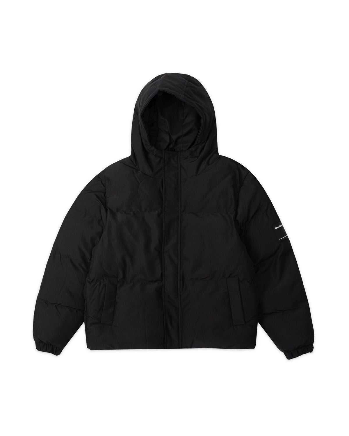 JACKET PUFFER NEGRA MATE