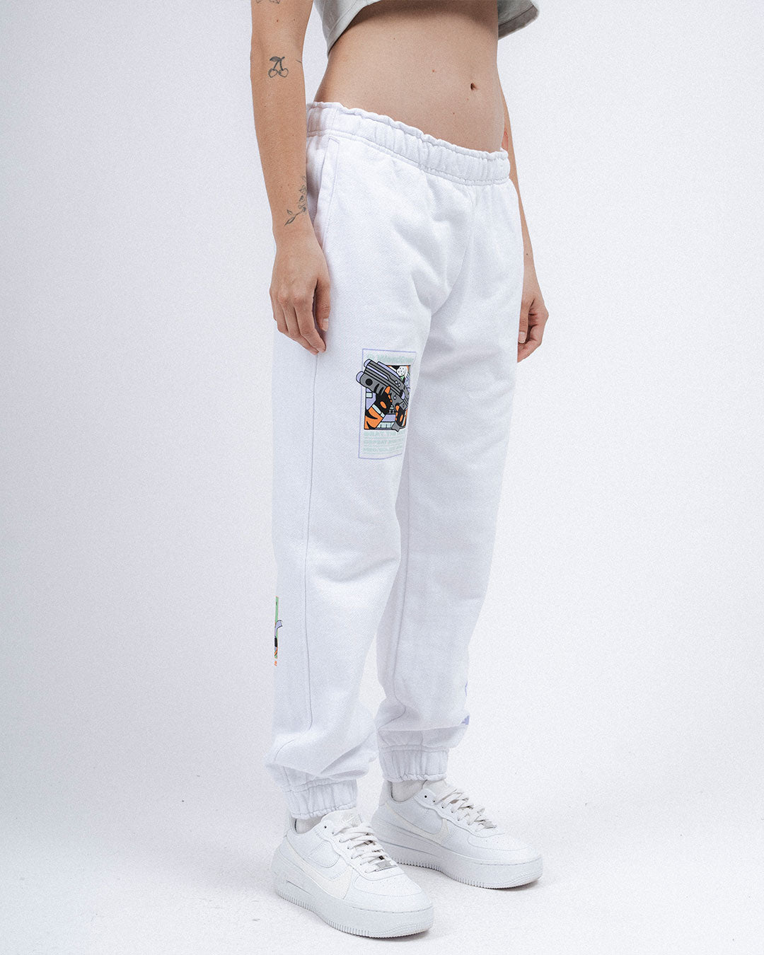 JOGGER  COSMIC CAT CLASHES  BLANCO