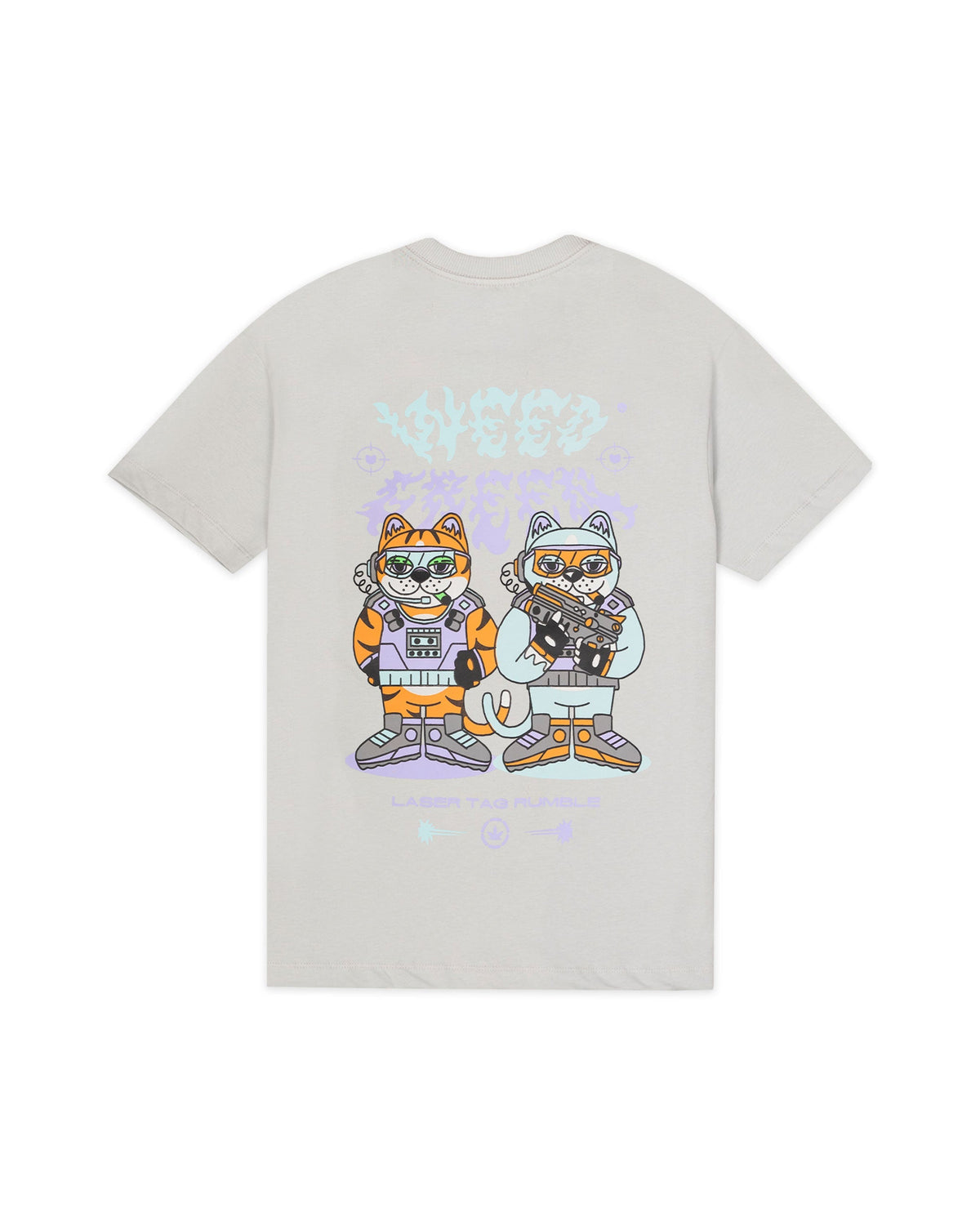 LAZER TAG GRAY T-SHIRT