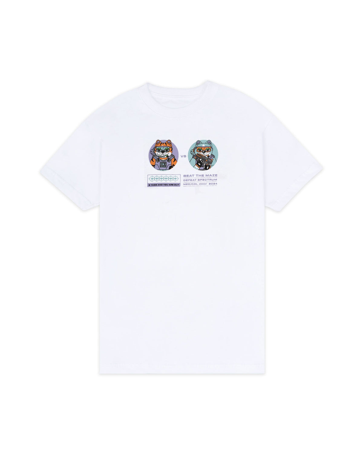 LAZER TAG WHITE T-SHIRT