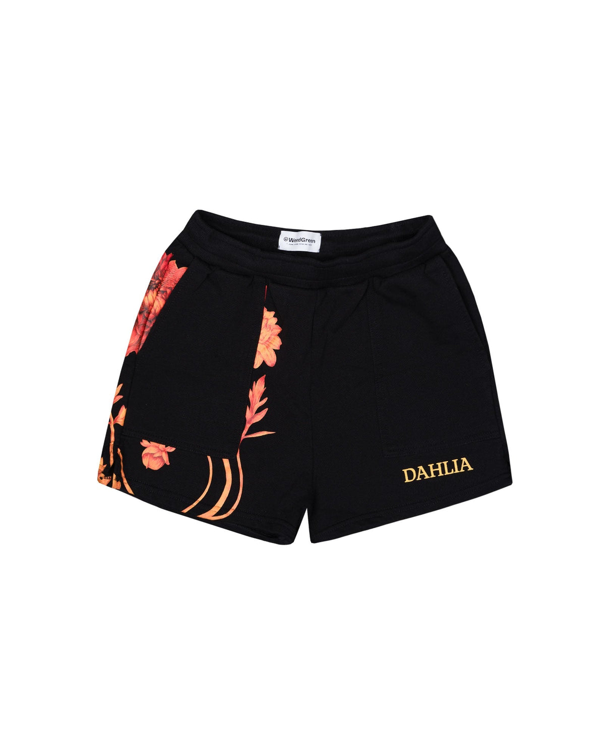 DAHLIA BLACK STRAIGHT SHORTS