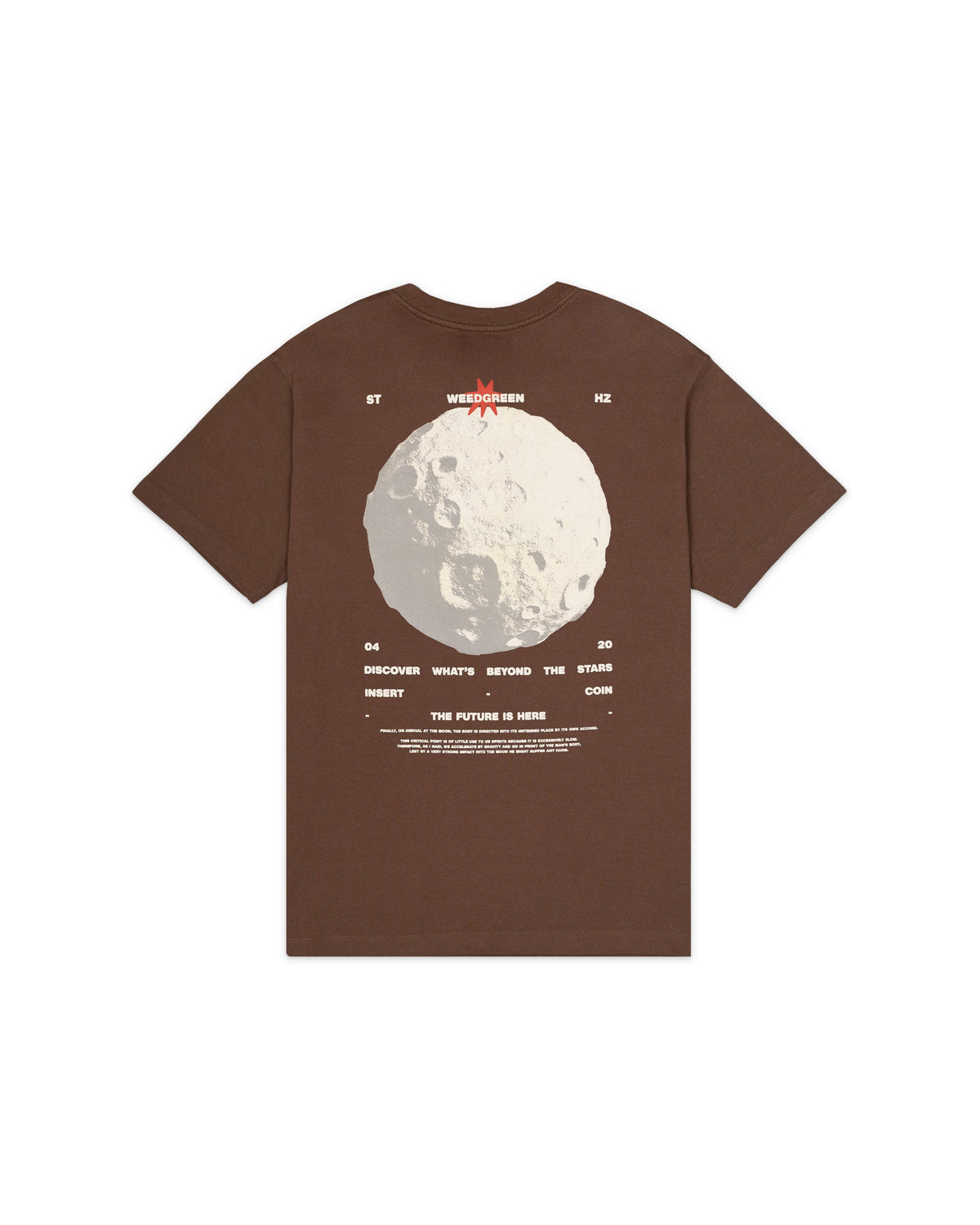 OVERSIZED LUNAR REVELATION COFFEE T-SHIRT