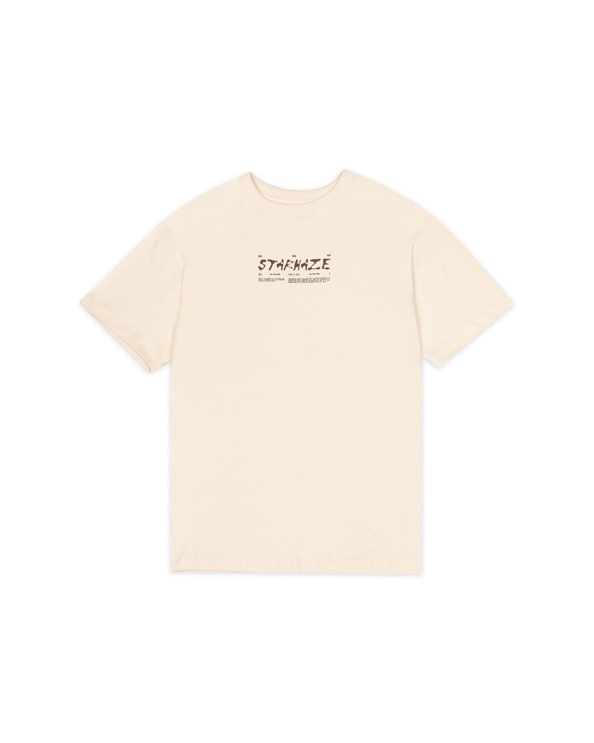 OVERSIZE ONE-WAY TICKET BONE T-SHIRT