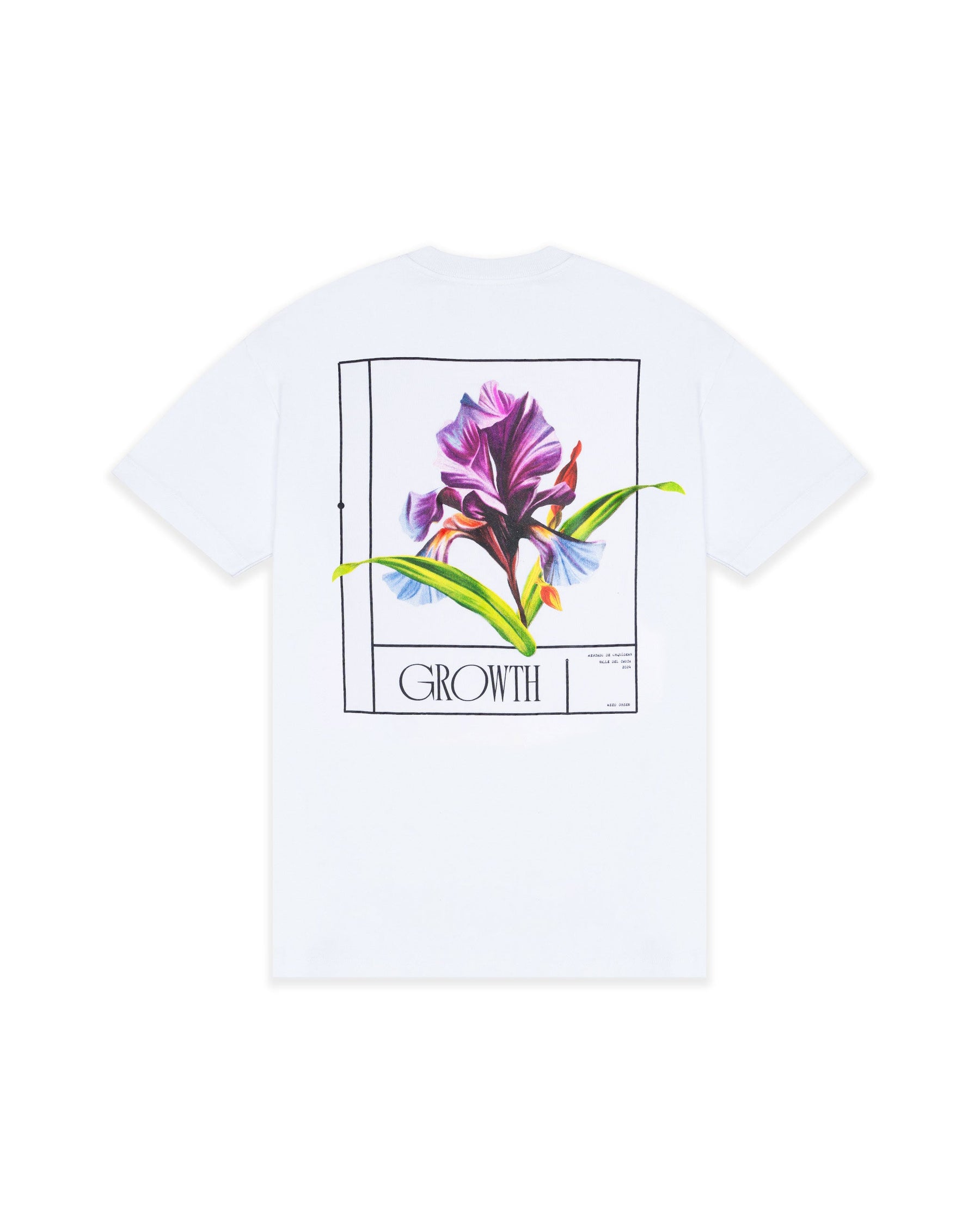 CAMISETA ORCHID OF THE SECRET GARDEN BLANCO