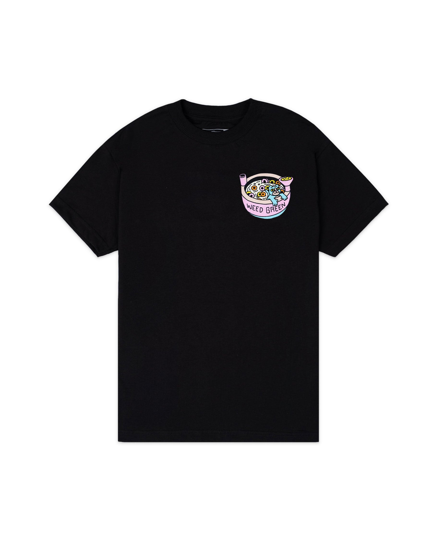 FURR LOOPS BLACK T-SHIRT