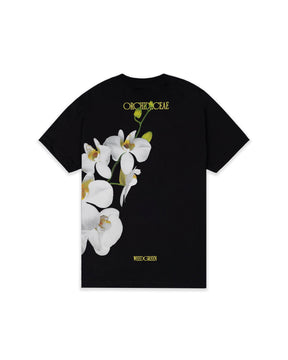 CAMISETA WHITE ELEGANCE ORCHID NEGRO