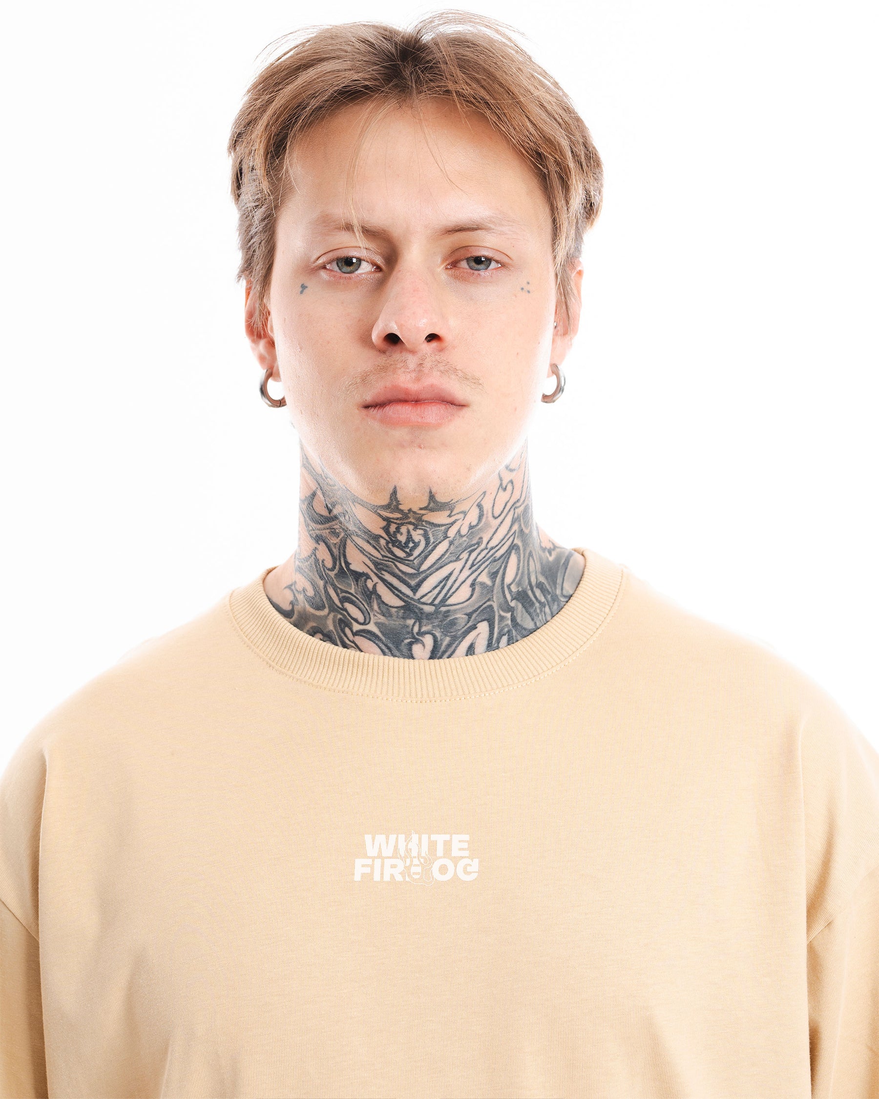 CAMISETA OVERSIZE WIFI OG BEIGE