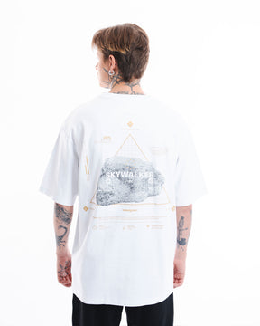 CAMISETA OVERSIZE LUNAR WALKER BLANCO