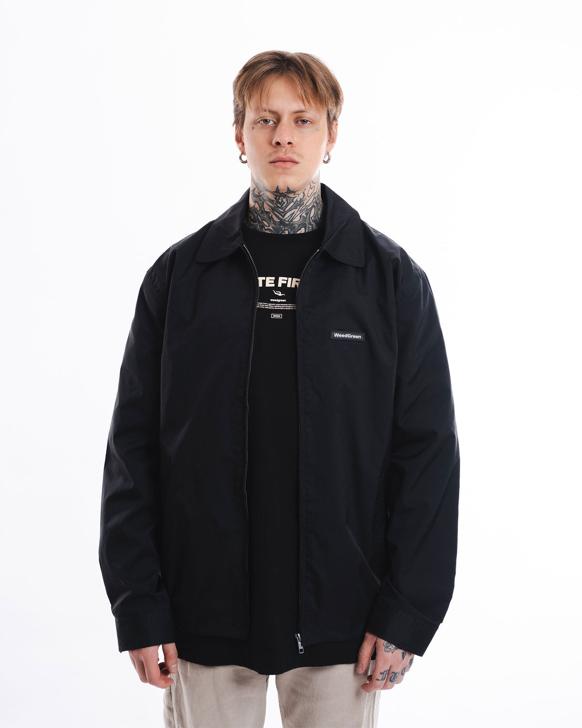 GRANDFATHER JACKET BLACK