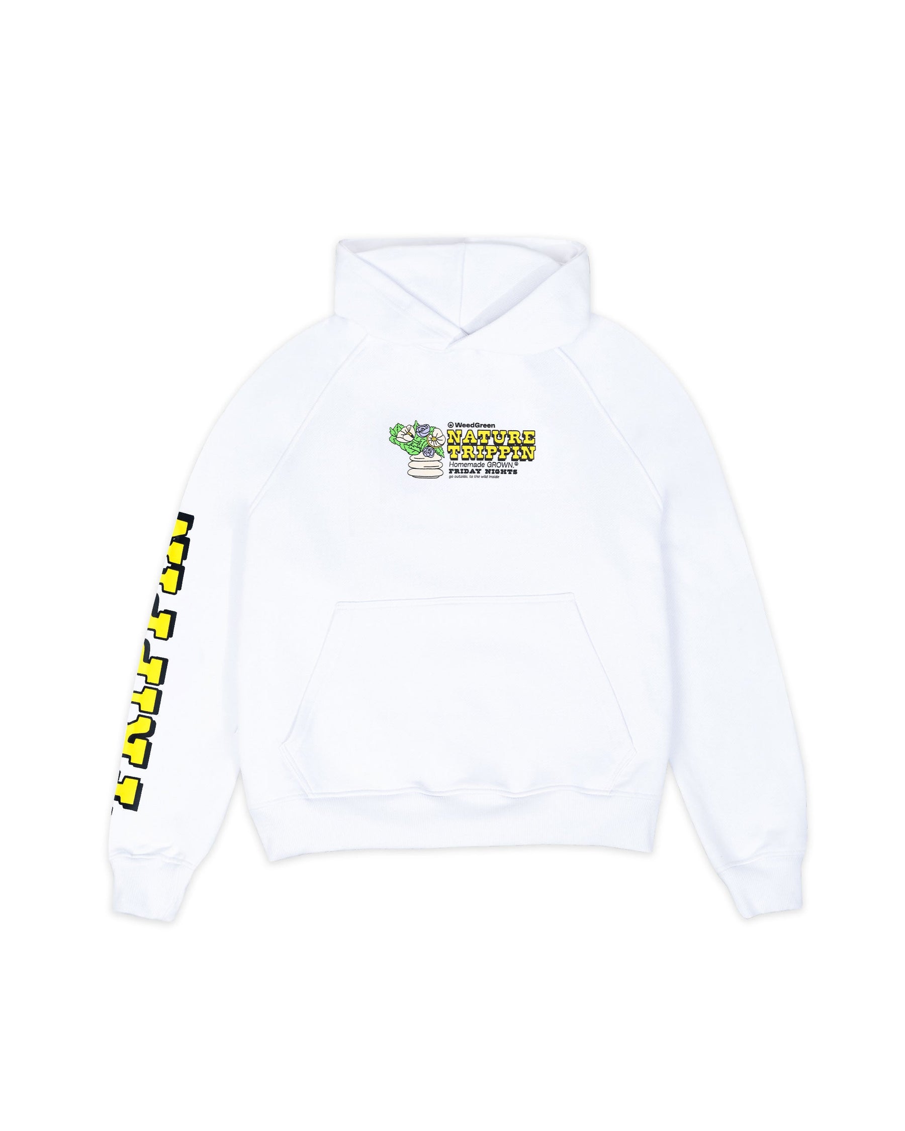 WHITE CAT MISCHIEF HOODIE