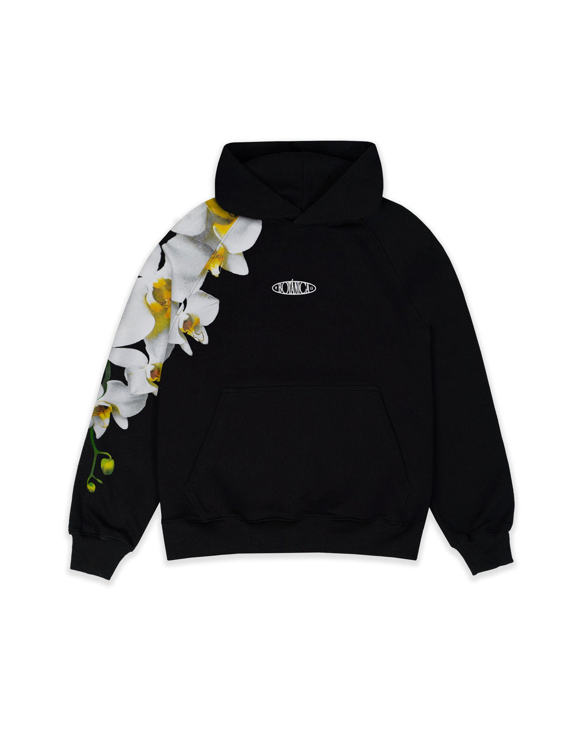 HOODIE WHITE SPLENDOR ORCHID NEGRO