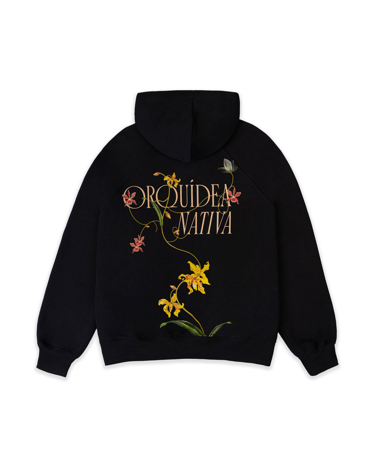 HOODIE ENDEMIC ORCHID NEGRO