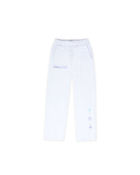 FLASHES OF LIFE WHITE STRAIGHT JOGGER